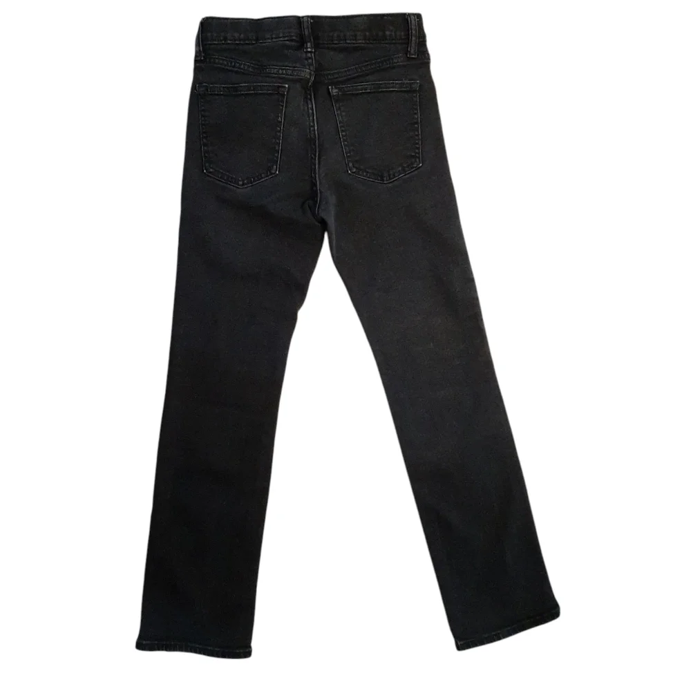 Old Navy Straight-Leg Built-In Flex Black Jeans